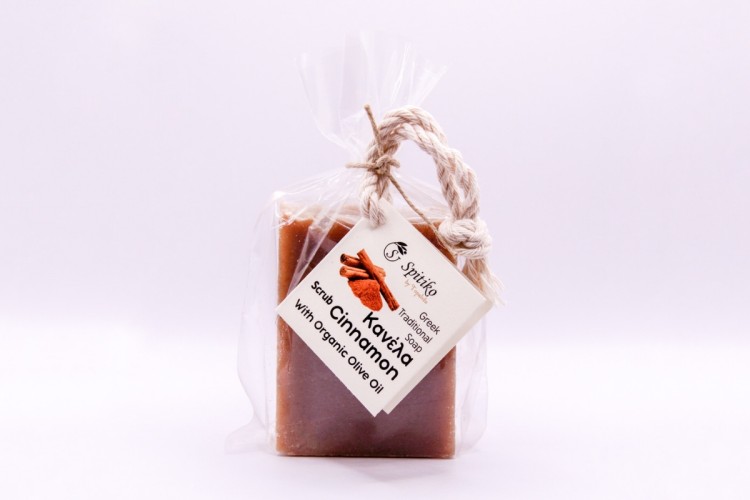 Σαπούνι με Κανέλα & Οργανικό Ελαιόλαδο