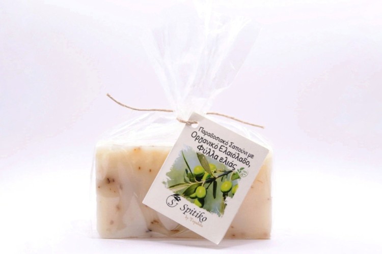 Σαπούνι με Φύλλα Ελιάς & Οργανικό Ελαιόλαδο