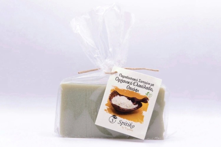 Σαπούνι με Ηφαιστειακό Θειάφι & Οργανικό Ελαιόλαδο