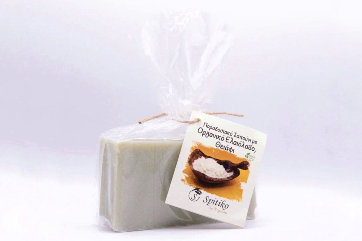 Σαπούνι με Ηφαιστειακό Θειάφι & Οργανικό Ελαιόλαδο