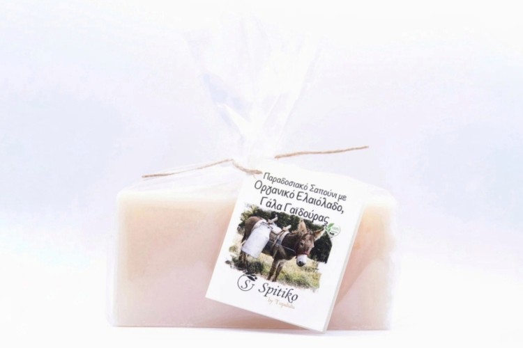 Σαπούνι με Γάλα Γαϊδούρας & Οργανικό Ελαιόλαδο