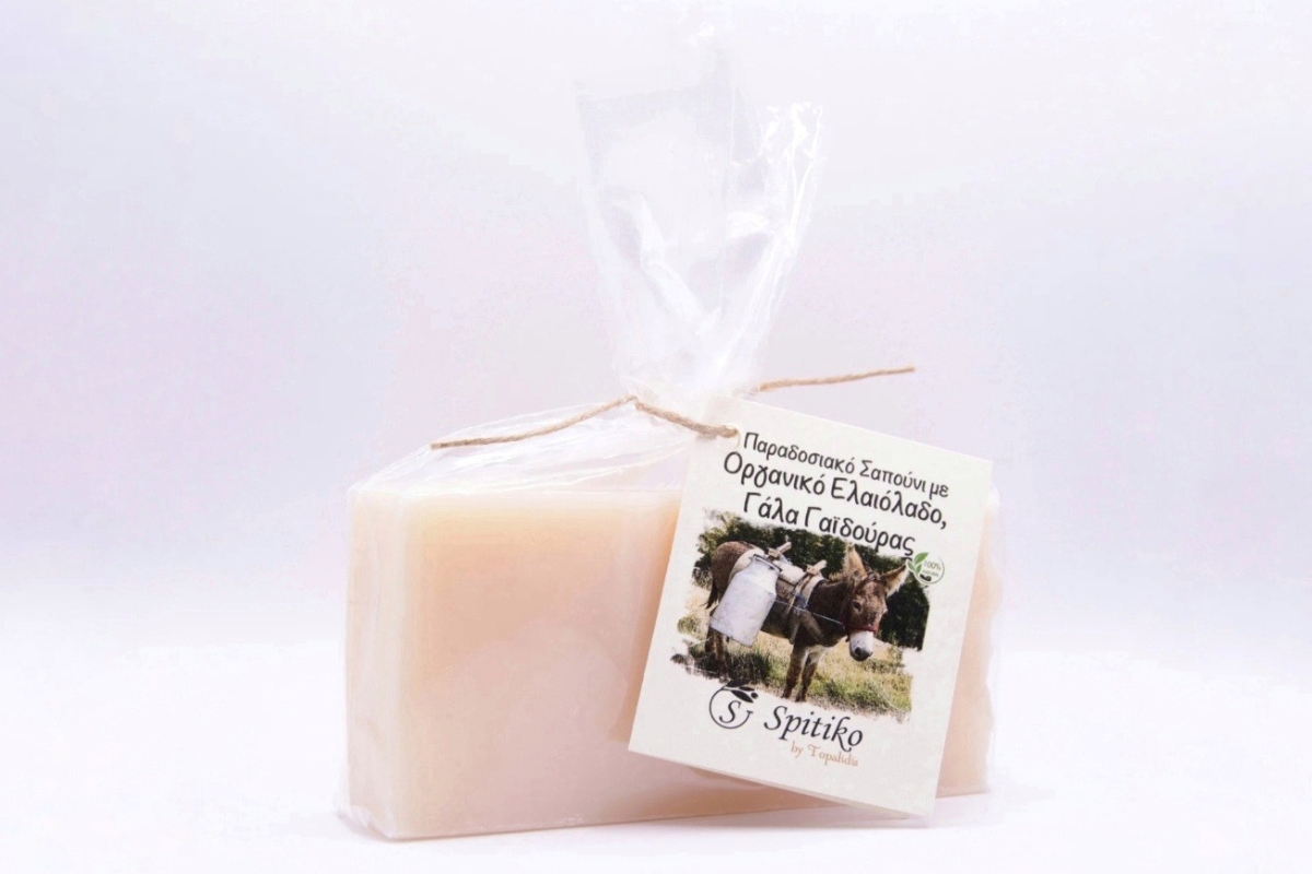 Σαπούνι με Γάλα Γαϊδούρας & Οργανικό Ελαιόλαδο