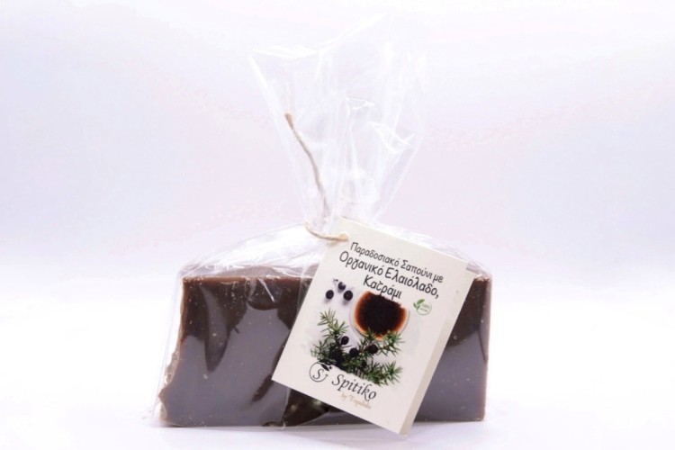 Σαπούνι με Κατράμι & Οργανικό Ελαιόλαδο